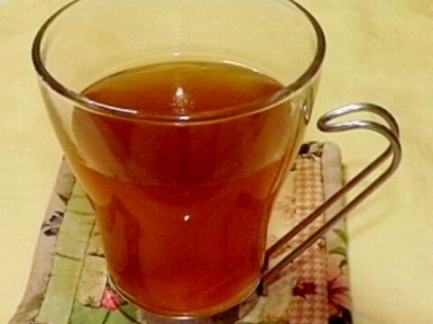 体がポカポカ温まる。生姜紅茶